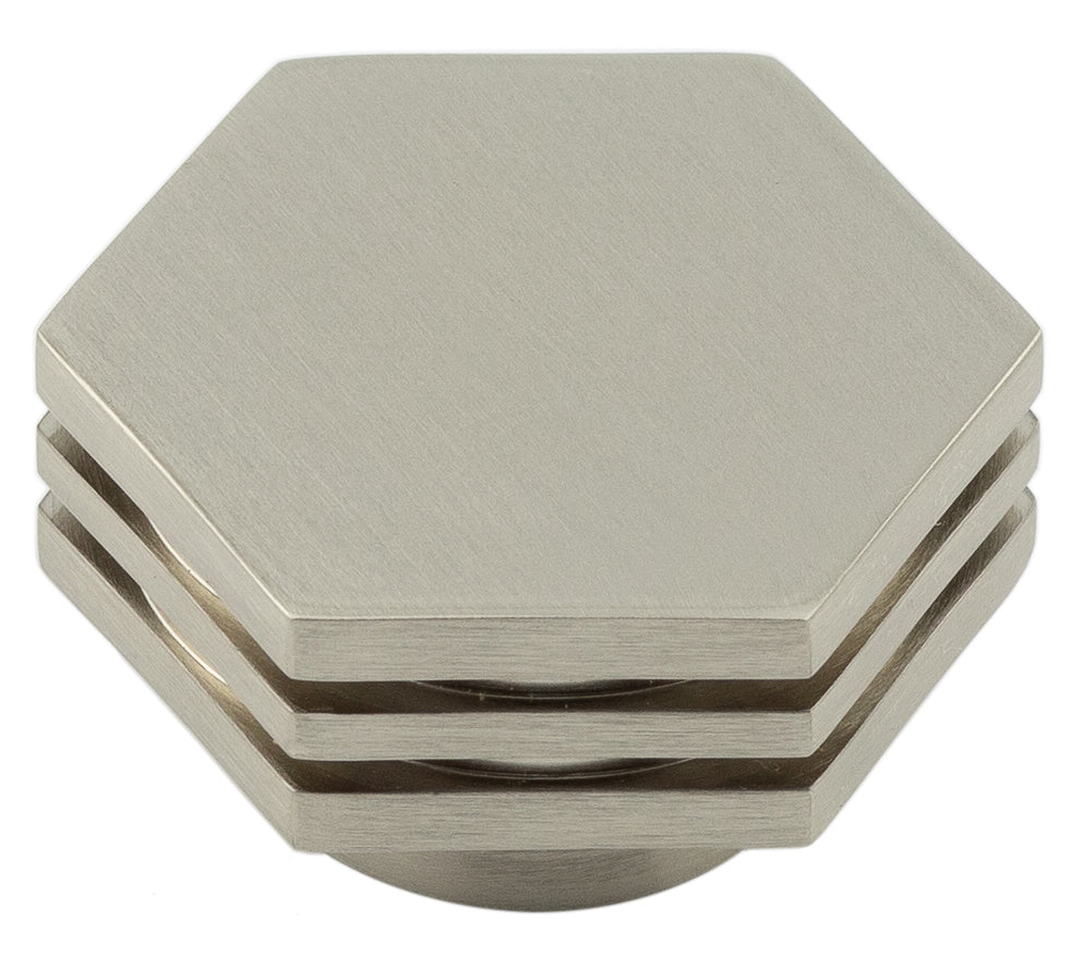 Nile Cupboard Knobs 40mm  Satin Nickel - Hoxton Range