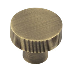 Thaxted Cupboard Knobs 30mm Antique Brass - Hoxton Range