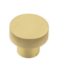 Wenlock Cupboard Knobs 30mm  Satin Brass - Hoxton Range