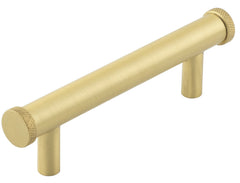 Hoxton Wenlock Cabinet Handles 96mm Ctrs  Satin Brass - Hoxton Range