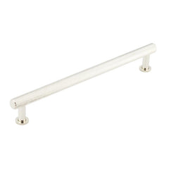 Burlington Piccadilly Knurled Cabinet Handles 224mm   Polished Nickel - Burlington Range