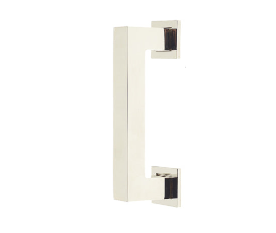 Burlington Trafalgar Square Cabinet Handles 96mm   Polished Nickel - Burlington Range