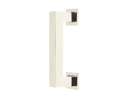 Burlington Trafalgar Square Cabinet Handles 96mm   Polished Nickel - Burlington Range