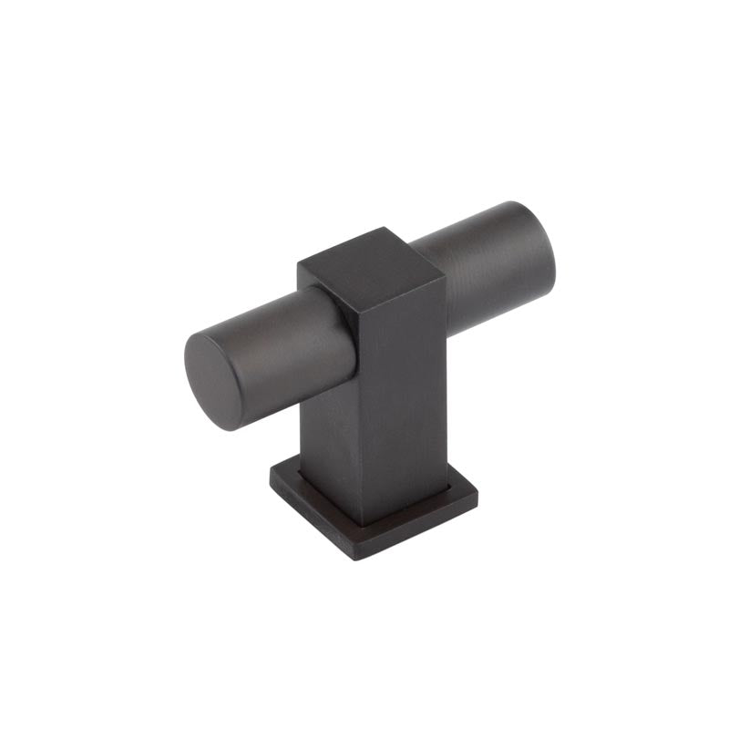 Westminster T Bar Cupboard Knobs Dark Bronze - Burlington Range
