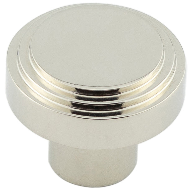 Cropley Cupboard Knobs 30mm   Polished Nickel - Hoxton Range