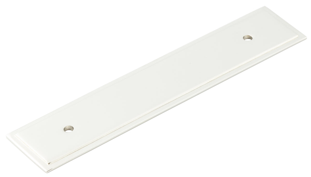 Hoxton Rushton Backplate for Cabinet Handles 140x30mm   Polished Nickel - Hoxton Range