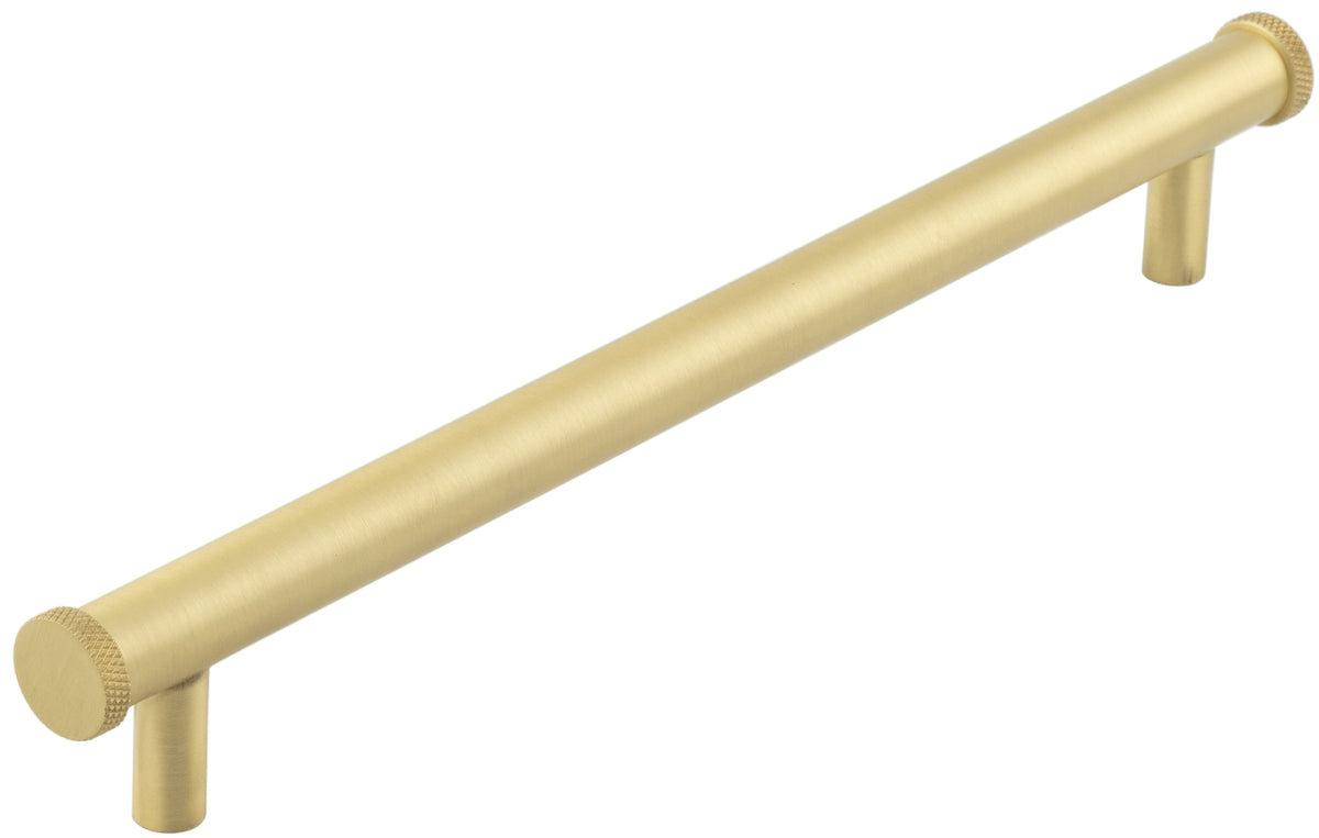 Hoxton Wenlock Cabinet Handles 224mm Ctrs  Satin Brass - Hoxton Range