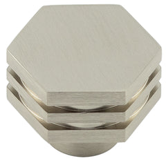Nile Cupboard Knobs 30mm  Satin Nickel - Hoxton Range