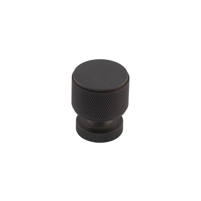 Piccadilly Knurled Cupboard Knobs Dark Bronze - Burlington Range