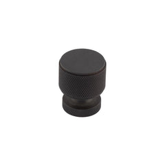 Piccadilly Knurled Cupboard Knobs Dark Bronze - Burlington Range