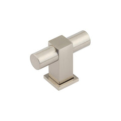 Westminster T Bar Cupboard Knobs  Satin Nickel - Burlington Range
