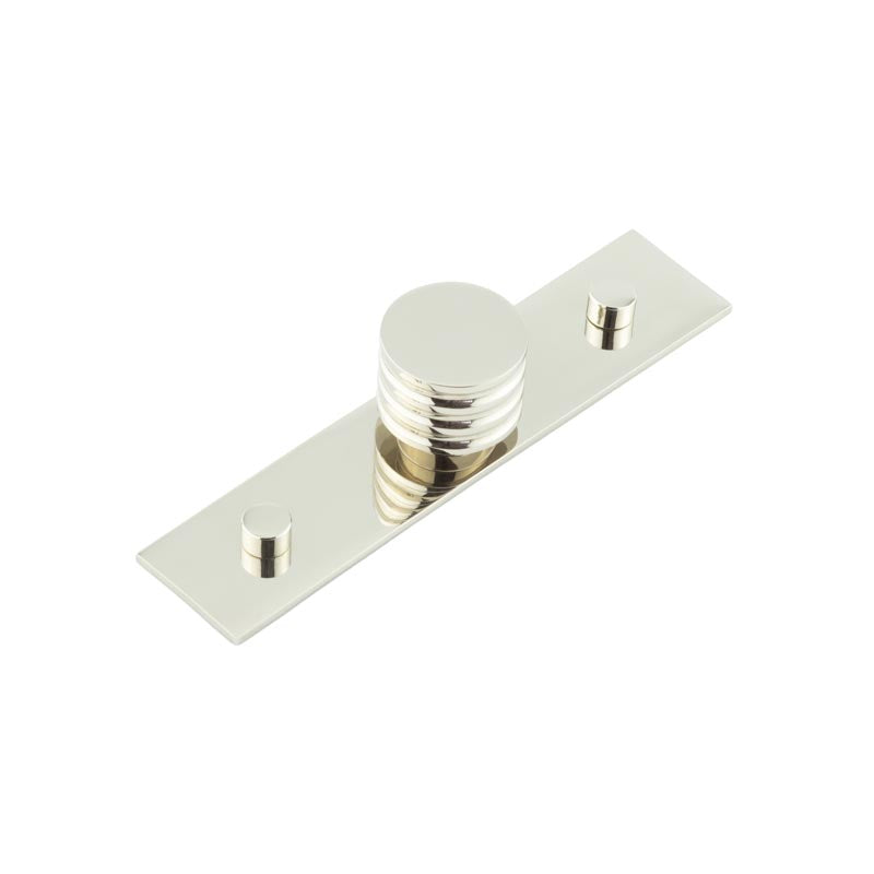 Sturt Cupboard Knobs 30mm Plain   Polished Nickel - Hoxton Kits