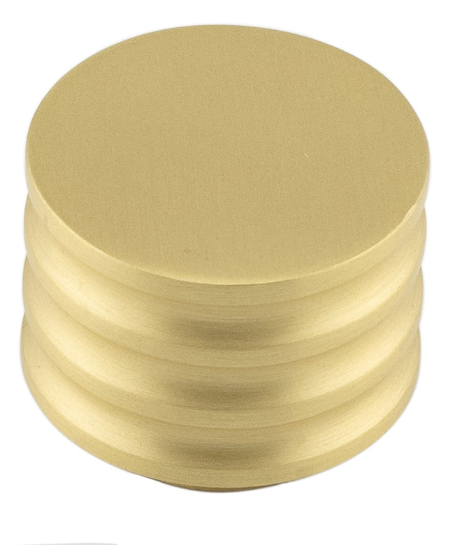 Sturt Cupboard Knobs 30mm  Satin Brass - Hoxton Range