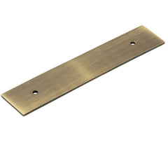 Hoxton Fanshaw Backplates for Cabinet Handles 140x30mm Antique Brass - Hoxton Range