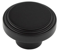 Cropley Cupboard Knobs 40mm  Black - Hoxton Range