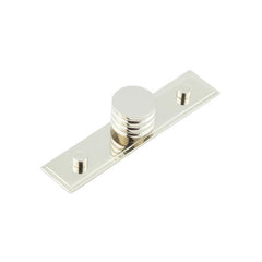 Sturt Cupboard Knobs 30mm Stepped   Polished Nickel - Hoxton Kits