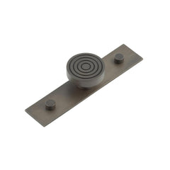 Murray Cupboard Knobs 40mm Plain Backplate Dark Bronze - Hoxton Kits