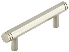 Hoxton Nile Cabinet Handles 96mm Ctrs  Satin Nickel - Hoxton Range