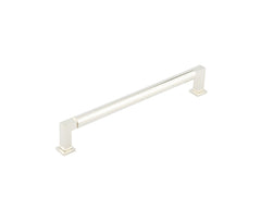 Burlington Westminster Round Cabinet Handles 224mm   Polished Nickel - Burlington Range