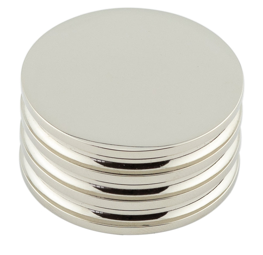 Sturt Cupboard Knobs 40mm   Polished Nickel - Hoxton Range