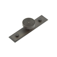 Murray Cupboard Knobs 40mm Stepped Backplate Dark Bronze - Hoxton Kits