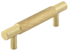 Hoxton Taplow Cabinet Handles 96mm Ctrs  Satin Brass - Hoxton Range