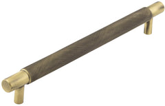 Hoxton Taplow Cabinet Handles 224mm Ctrs Antique Brass - Hoxton Range