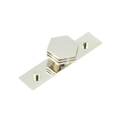 Nile Cupboard Knobs 40mm Plain   Polished Nickel - Hoxton Kits