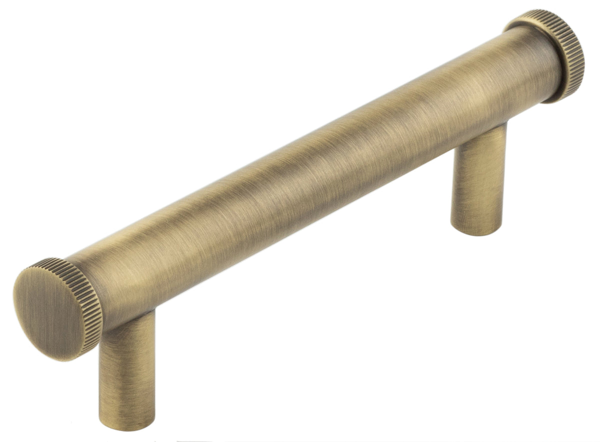 Hoxton Thaxted Cabinet Handles 96mm Ctrs Antique Brass - Hoxton Range