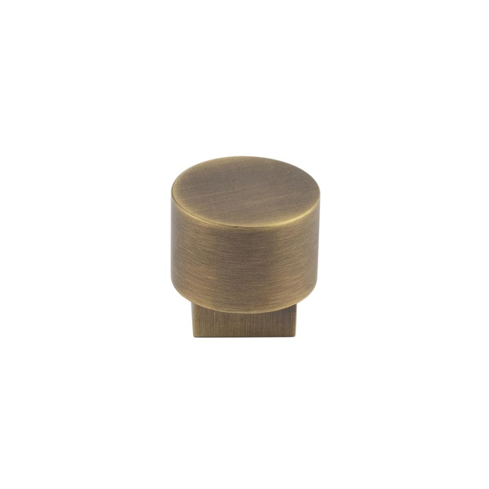Westminster Round Cupboard Knobs Antique Brass - Burlington Range