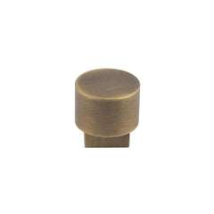 Westminster Round Cupboard Knobs Antique Brass - Burlington Range