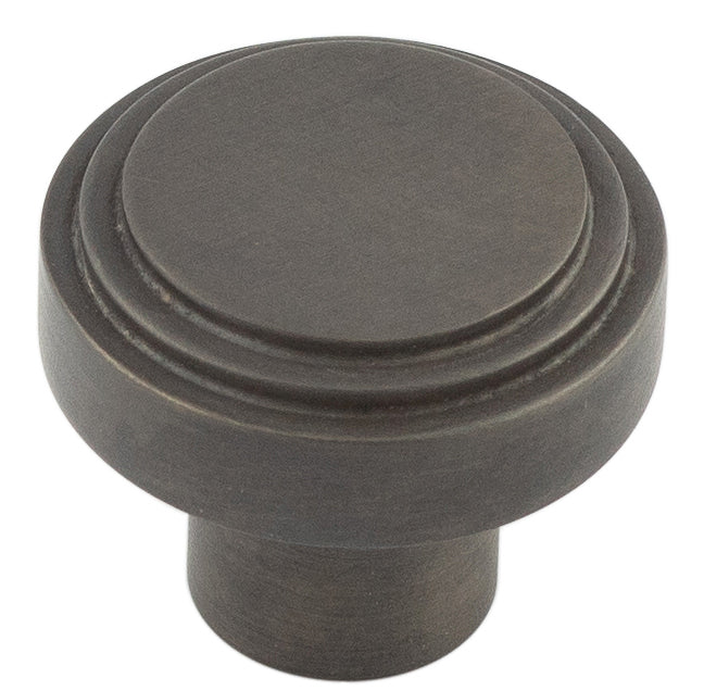 Cropley Cupboard Knobs 30mm Dark Bronze - Hoxton Range