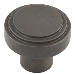 Cropley Cupboard Knobs 30mm Dark Bronze - Hoxton Range