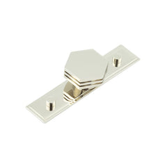 Nile Cupboard Knobs 40mm Stepped   Polished Nickel - Hoxton Kits