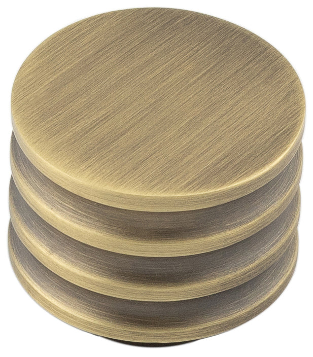 Sturt Cupboard Knobs 30mm Antique Brass - Hoxton Range