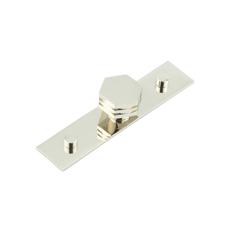 Nile Cupboard Knobs 30mm Plain   Polished Nickel - Hoxton Kits