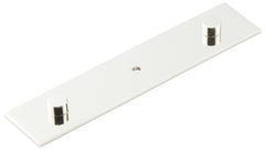 Fanshaw Backplate for Cupboard Knobs 140x30mm   Polished Nickel - Hoxton Range