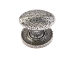 Oval Cupboard Knobs 27x36mm Pewter - Valley Forge Range