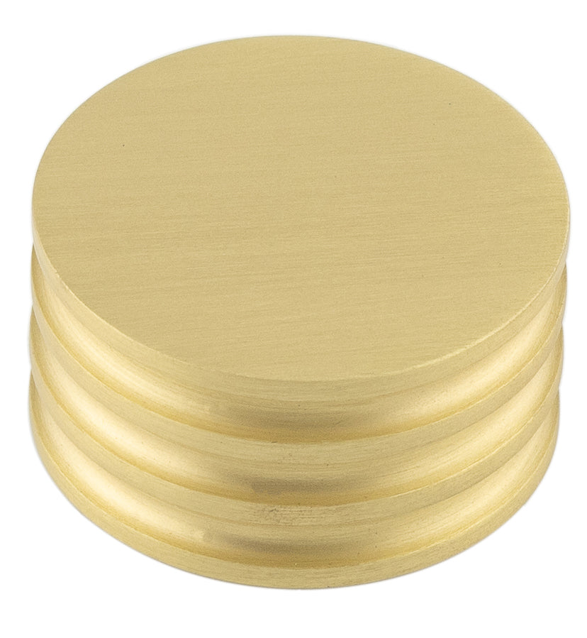 Sturt Cupboard Knobs 40mm  Satin Brass - Hoxton Range