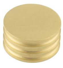 Sturt Cupboard Knobs 40mm  Satin Brass - Hoxton Range