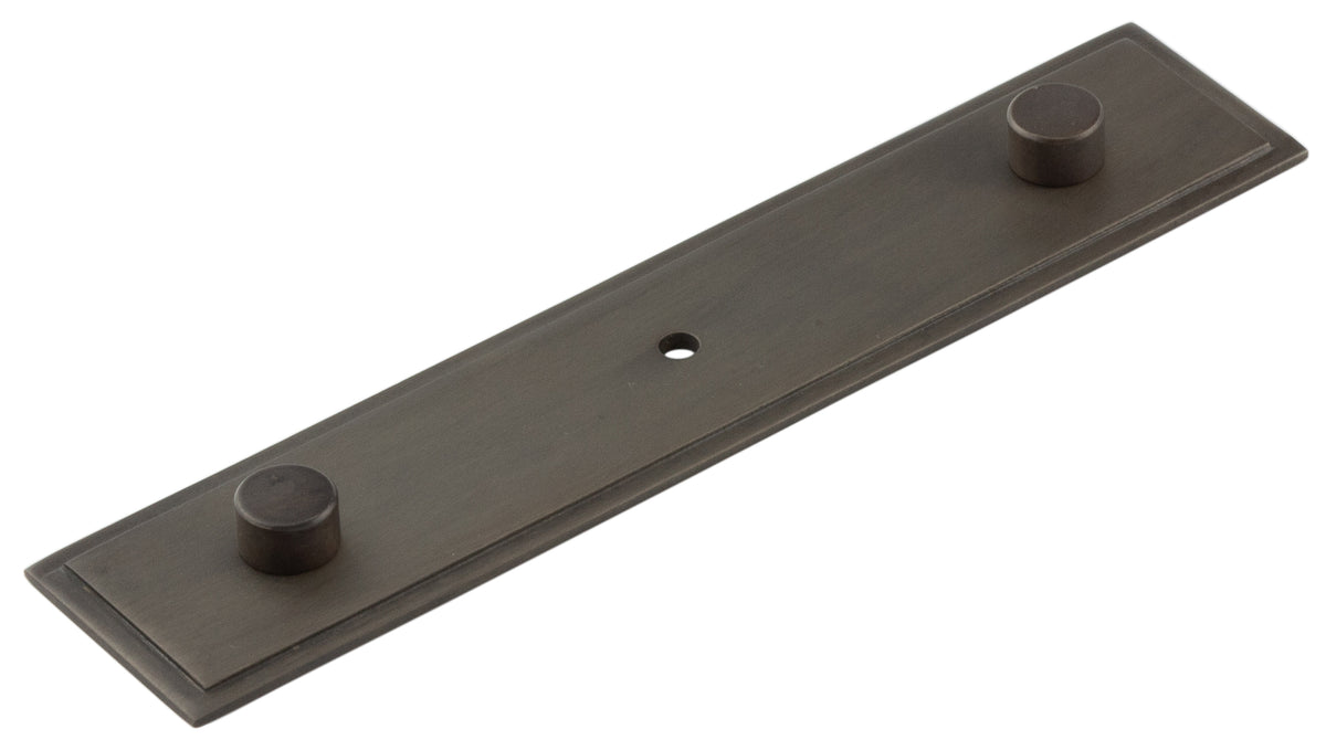 Rushton Backplate for Cupboard Knobs 140x30mm Dark Bronze - Hoxton Range