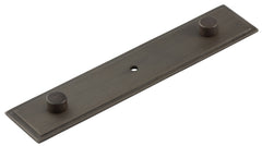 Rushton Backplate for Cupboard Knobs 140x30mm Dark Bronze - Hoxton Range