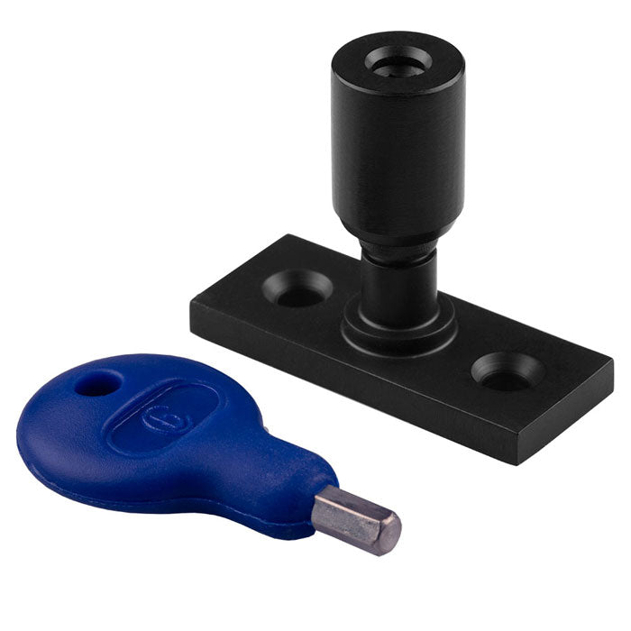 Locking Casement Stay Pin Matt Black